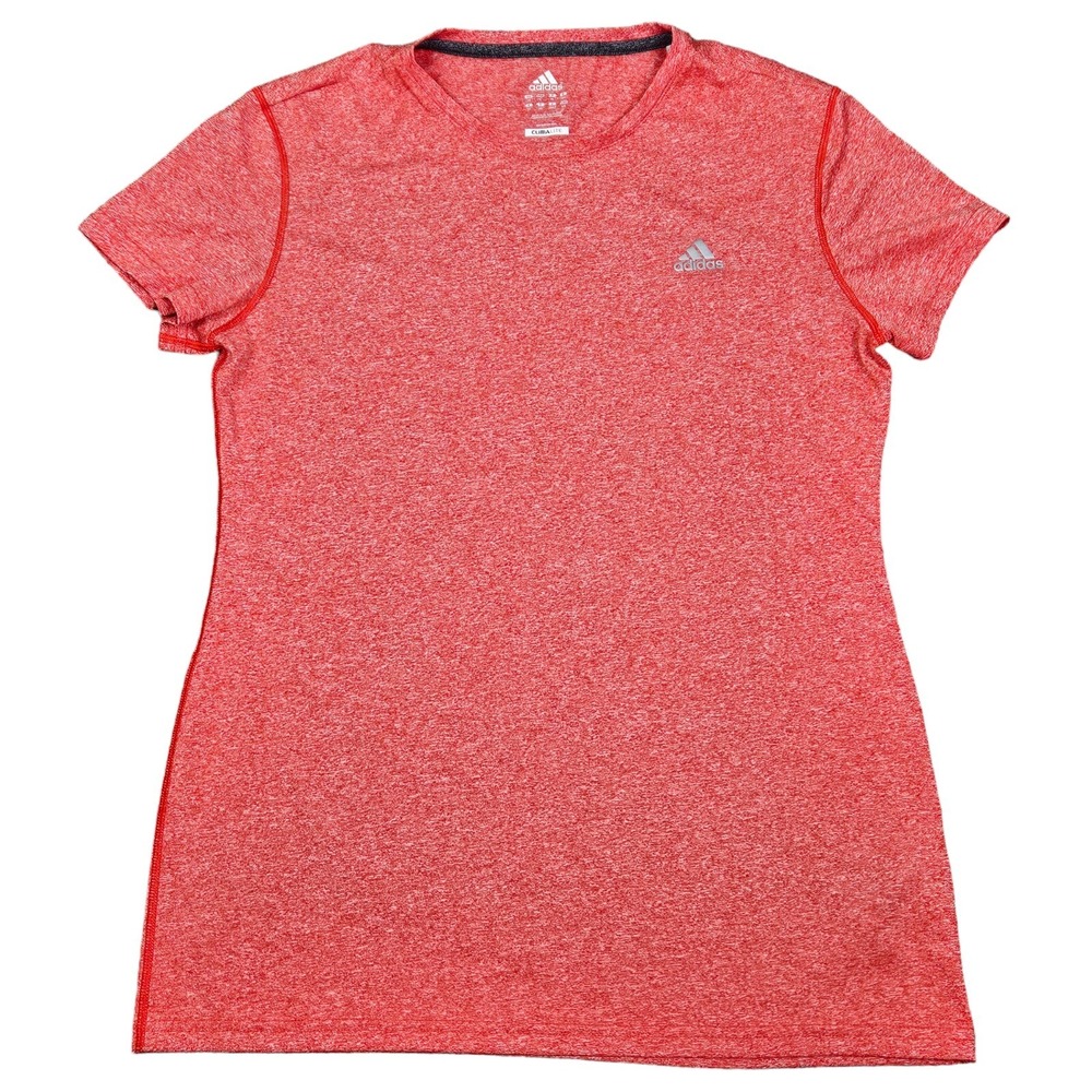 Adidas Womens ClimaLite Short Sleeve T‎ Shirt  Athletic Run Workout Size Large
